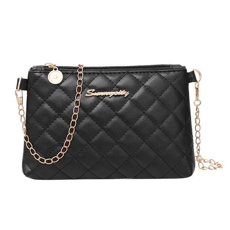 Wholesale Leisure Classic Small Bag 2024 New Fi and Simple Lingge Embroidered Shoulder Bag Chain Crossbody BagXJ250108