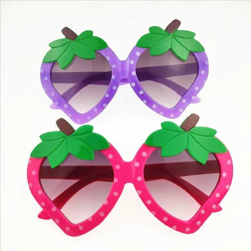 Childrens Strberry Fun Glasses Par Photo Decoration Birthday Wedding Supplies Adult Childrens Glasses Accessories Props W250109