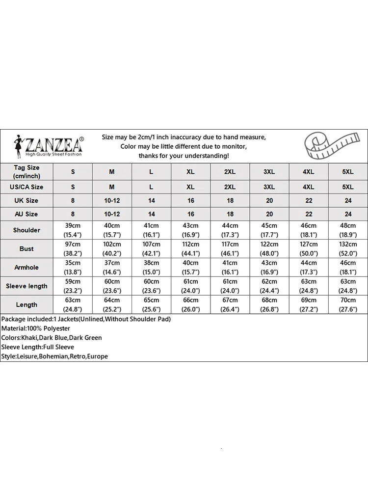 Autumn Women Jackets Stylish OL Coats ZANZEA Fashion Casual Long Sleeve Solid Buttons Down Spring Woman Outwears 250109