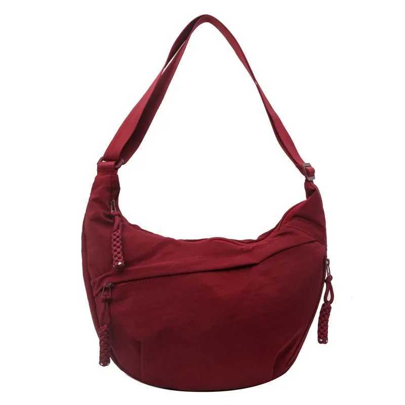 Nyl Bag Womens Crossbody Bag Summer Style Large Capacity Versatile Niche Design Single Shoulder Dumpling BagXJ250108
