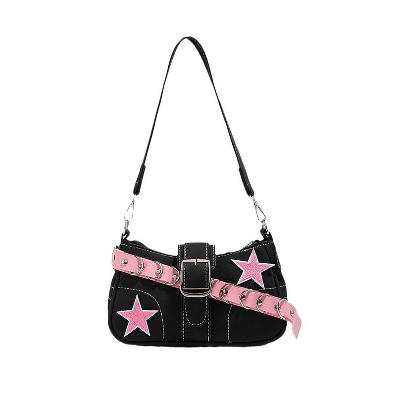 Y2K Youthful Sweet Cool Hot Girl High-End Arm Bags - New Star Design Single Shoulder Bag