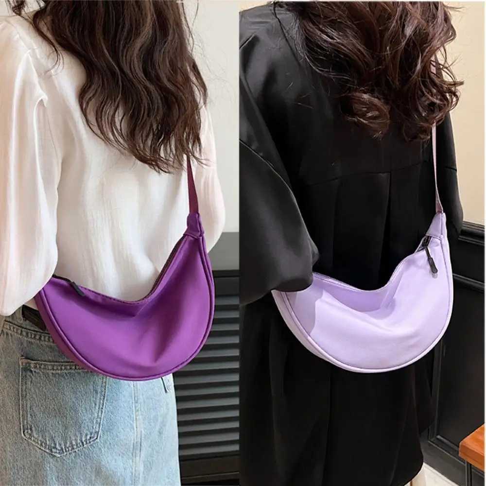 2023 New Nyl Messenger Bags Fi Dumpling Bag for Women Nyl Crossbody Bag Half Mo Armpit Bag Large Shoulder BagsXJ250108