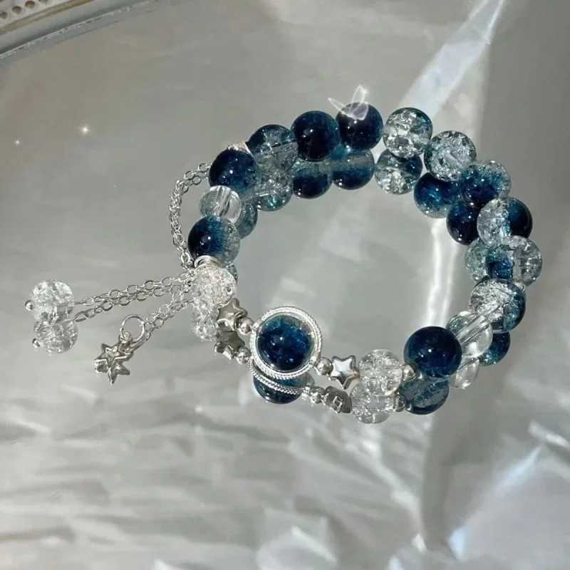 Fashion Niche Design Galaxy Hanging Super Fairy Star Bracelet For Women Versatile And Sweet Girlfriend AccoriesXJ250109