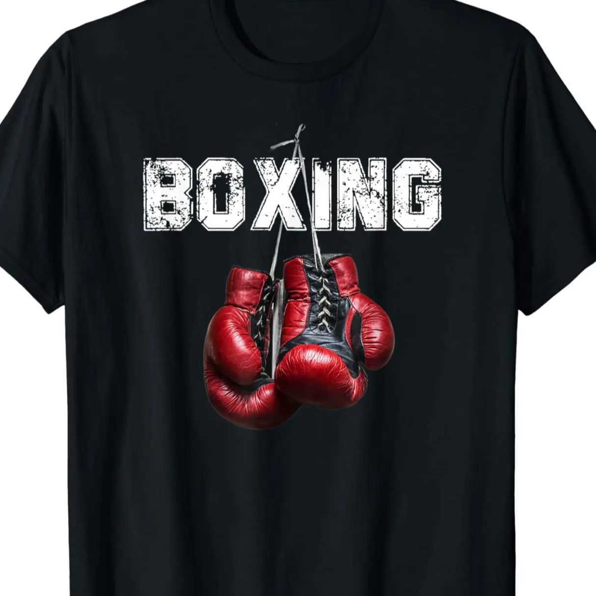 Graphic Birthday Gift Fun Boxing T-shirt I Love Boxing T-shirt Mens Street Clothing Graphic T-shirt M250108