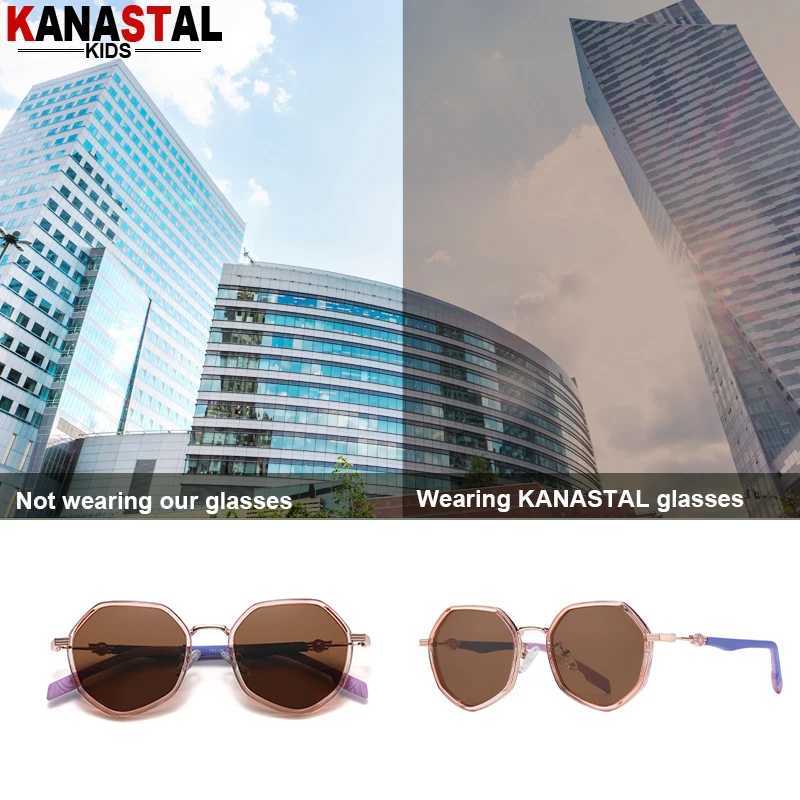 Childrens Polarized Sunglasses Childrens UV400 Sunglasses TR90 Metal Glasses Frame Camping Sunscreen Bicycle Anti glare Sunshade Glasses W250109