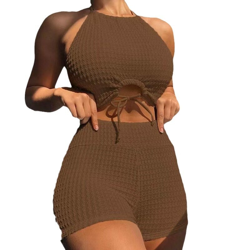 2025 New Hot Girl Bikini Female Sexy Swimsuit Flat Corner Designer Trendy Beach Swimsuit
