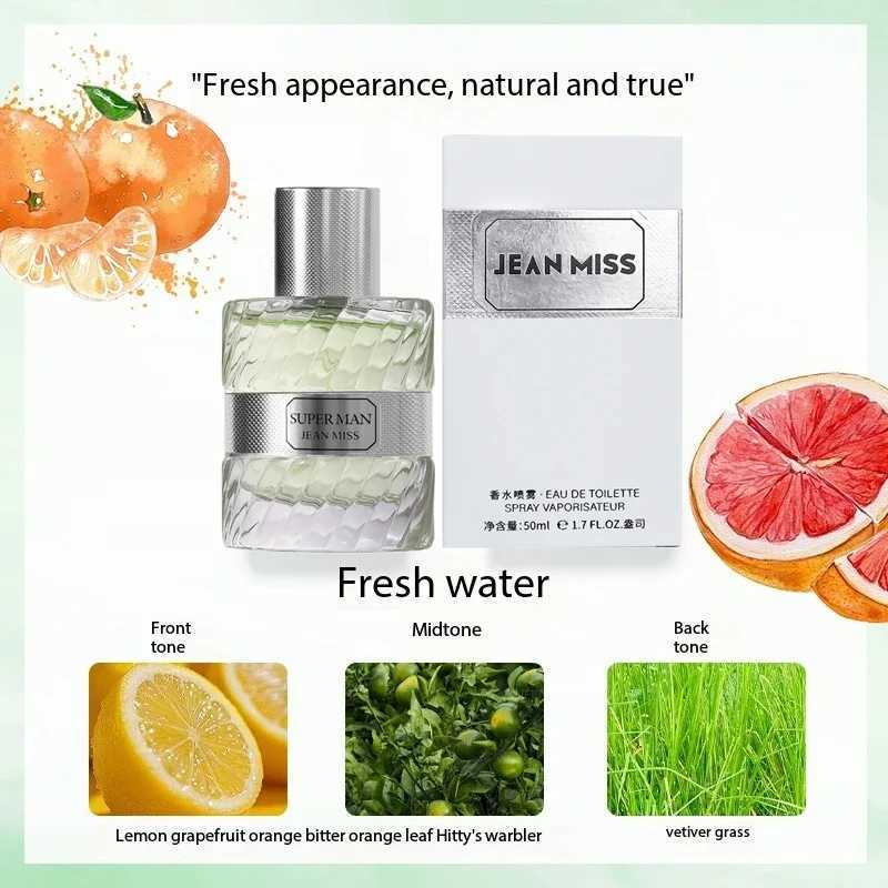 50ml Unisex Original Perfume Men Citrus Note Pheromone Fragrance Floral Scent Lasting Parfum Cologne Dating DeodorantsXJ250109