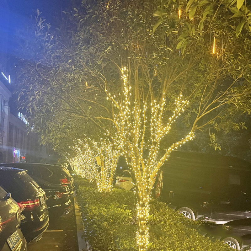 led small light string flashing lights string lights starry star string lights decoration lights stars holiday Christmas outdoor colorful lights campi