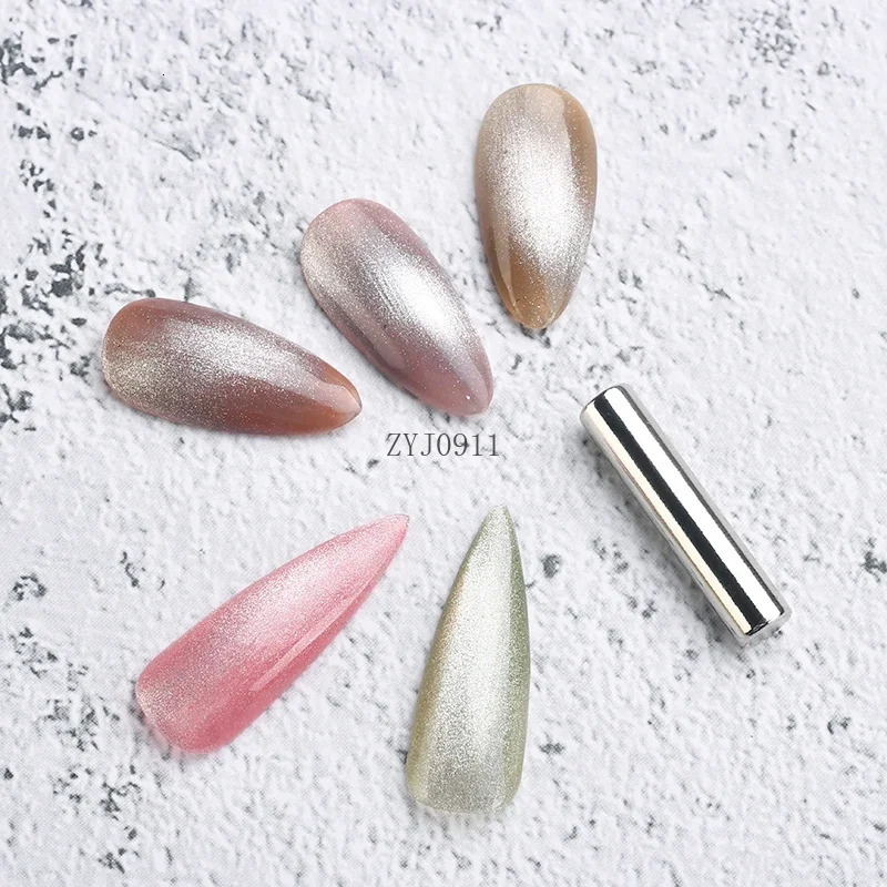 *Nail art cats eye cylindrical magnet spar cats eye fancy nail polish glue special 250107