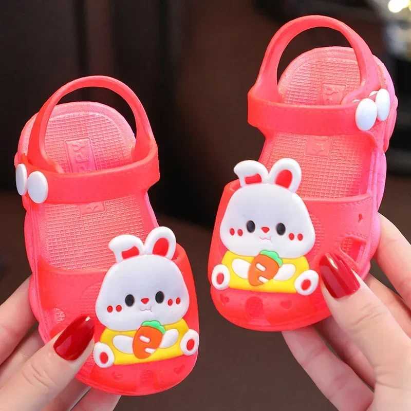 Rabbit sandals summer baby shoes family anti slip baby sandals soft soled beach childrens shoes W250108