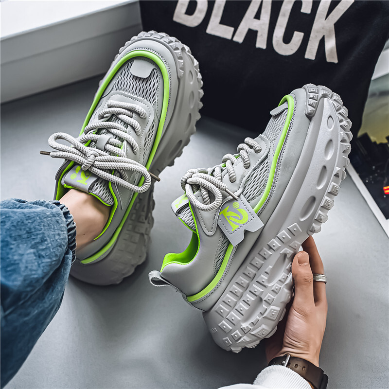Ddmybear Men Shoes Autumn New Fashion Sneakers High Grade Fried Street Platform Casual Sneaker Height Increasing Sports Shoe Chinese Brand