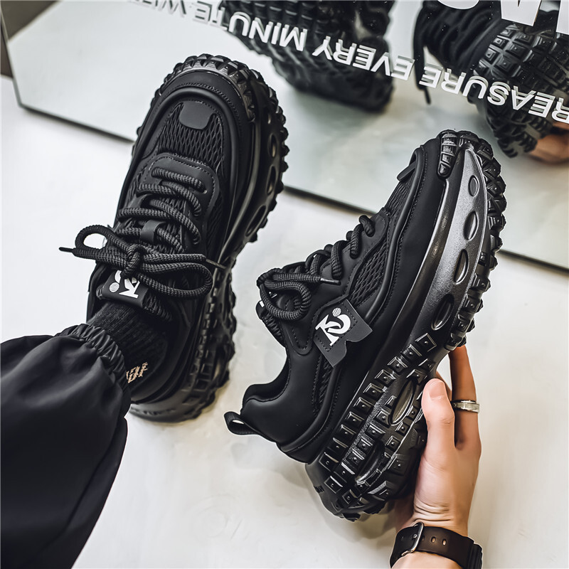 Ddmybear Men Shoes Autumn New Fashion Sneakers High Grade Fried Street Platform Casual Sneaker Height Increasing Sports Shoe Chinese Brand