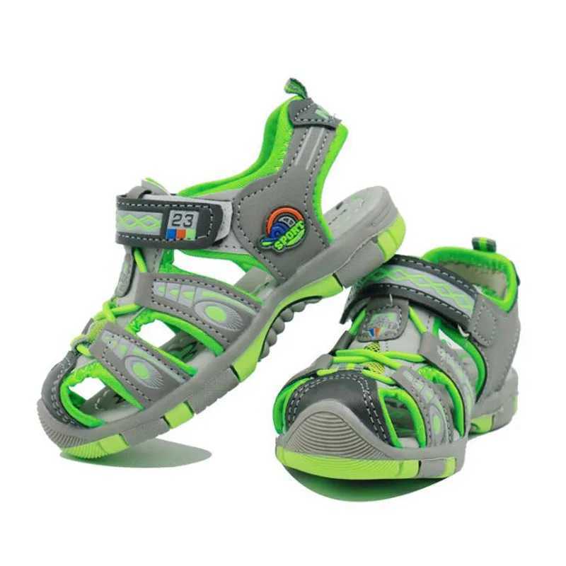 Boys sandals childrens summer anti slip childrens shoes US defense kick beach sandals size 20 to 31 W250108