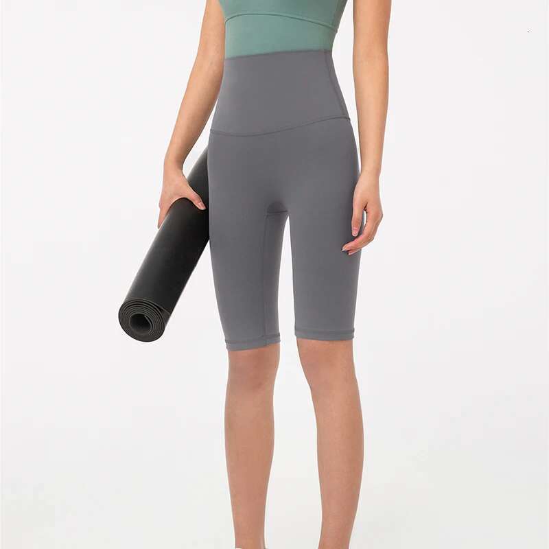 Vnazvnasi 2023 Woman 26Colors High Waist Energy Yoga Shorts Seamless Hip-Up Tight Elastic Sport Short-Pants Fiess Leggings