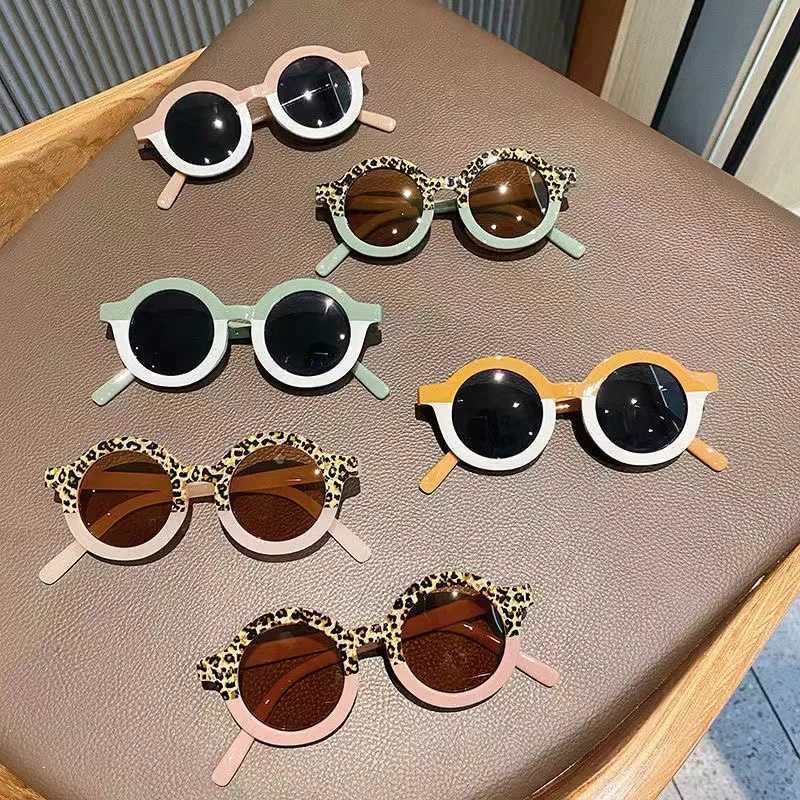 New Cute Childrens Fashion Sunglasses Girls Small Frame Round Sunglasses Cute Baby Outdoor Sunglasses UV400 Gafas De Sol W250109
