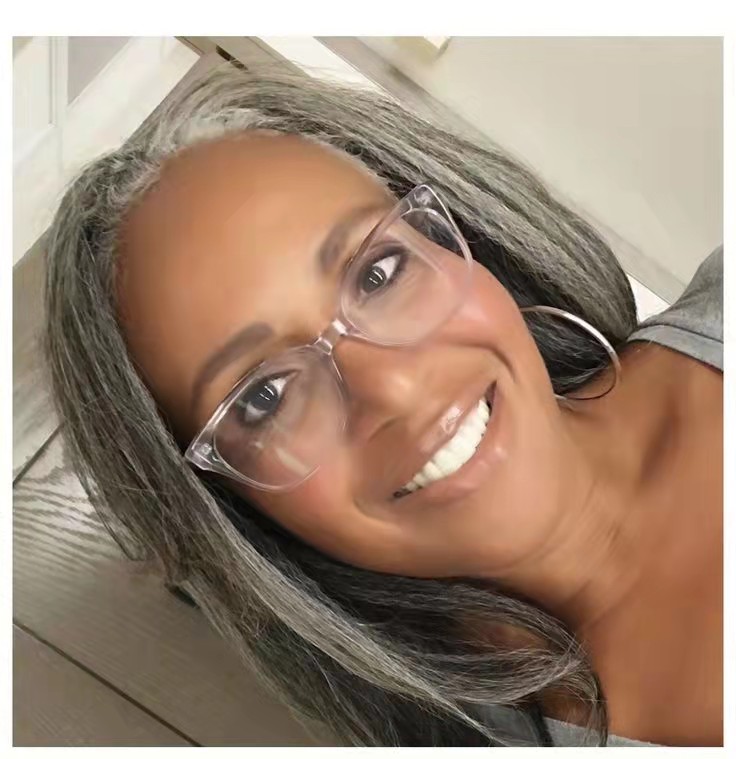 Short Bob HD 4x4 Gray Lace closure front Human Hair Wigs For Women Brazilian Remy Grey Colored Transparent Lace Frontal Wig Pre-plucked