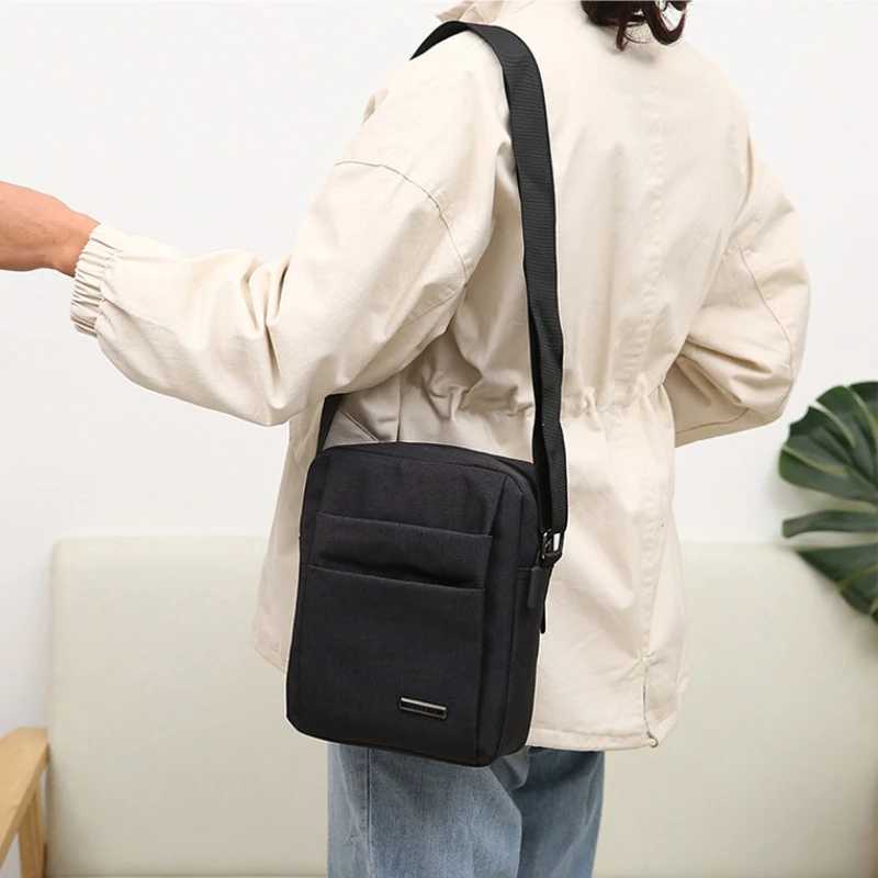 2024 High Quality Mens Handbags Oxford Bag for Man Male Cross Body Shoulder Messenger Bags Mens Casual Bussiness HandbagsXJ250108