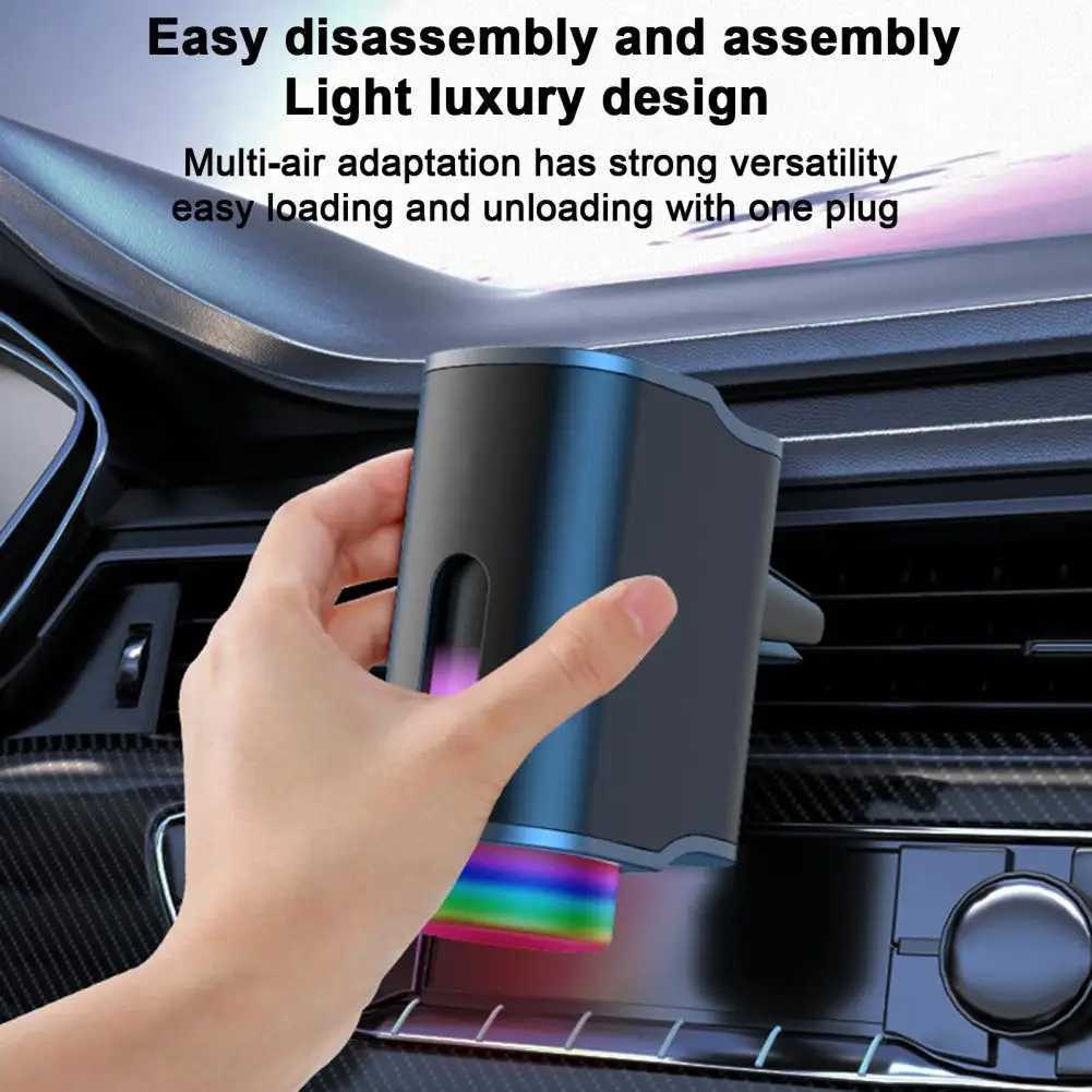 Car Air Freshener Portable car essential oil diffuser intelligent charging car aromatherapy diffuser with 3 modes of air freshener for odor control H2