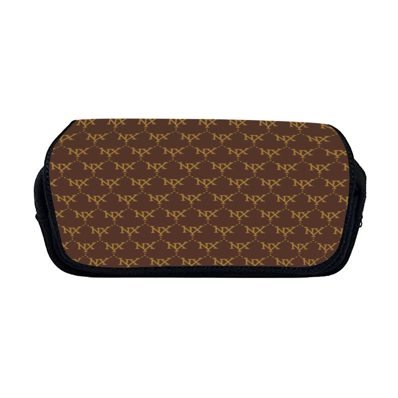 NXY Double Cover Pen Bag Zipper Pencilcase Large Cosmetic Bags Pouch School Supply Pencil Case Stationery Office Study Portable Storage Bag 250109