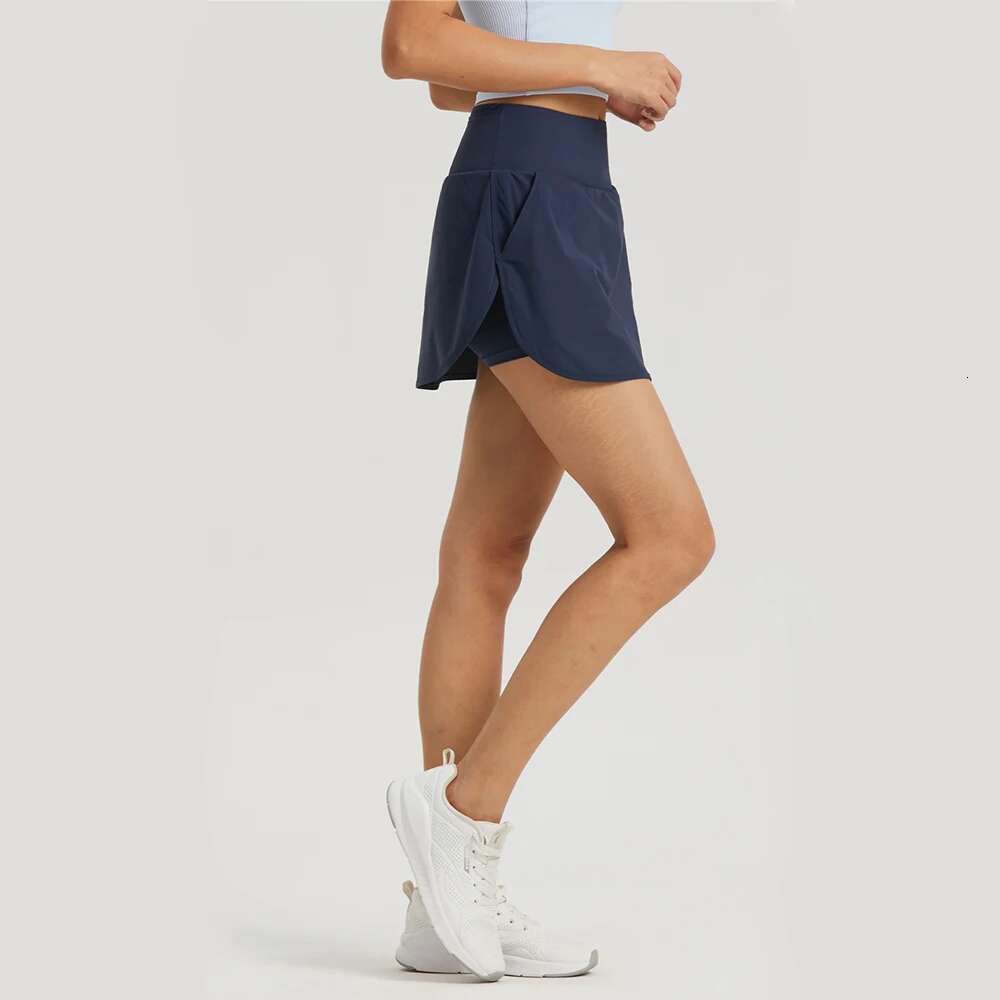 Vnazvnasi Hot Selg Women Tennis Skirt With Shorts Inside Anti-Emptied Grils Sports Clothing 2 Pockets Beside And Waist