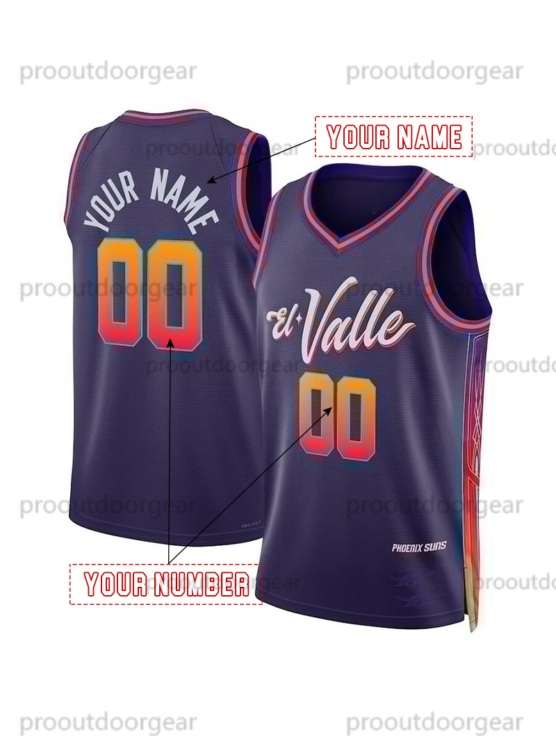 Booker Durant 2025 Basketball Jersey Beal Allen Custom Jerseys Sweatshirt - Embroidered