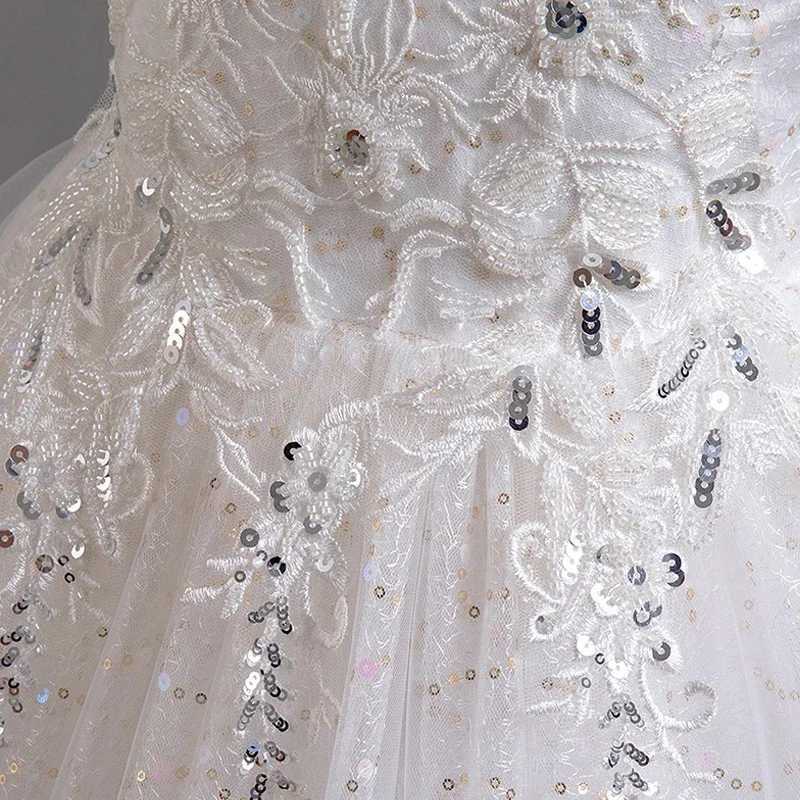 Summer Girls Sequin Dress Fashion Flower Girl Dresses for Weddings Short Sleeve Lace Children Girls Par Dresses 3-14 YearsXJ250108