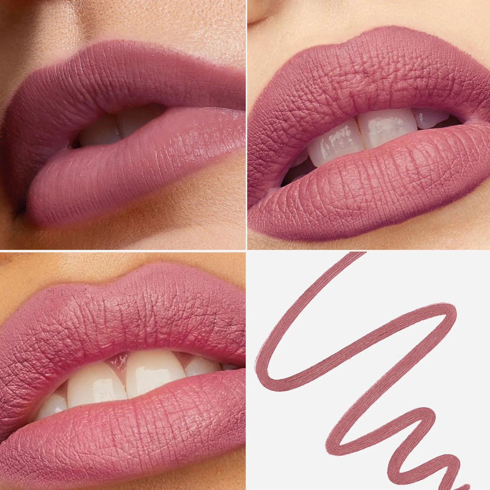 6 Colors Lip Liner Pencil Set Long Lasting Liquid Lipstick Waterproof Plumping Lip Tint Natural Matte Nude Professional Makeup 250108