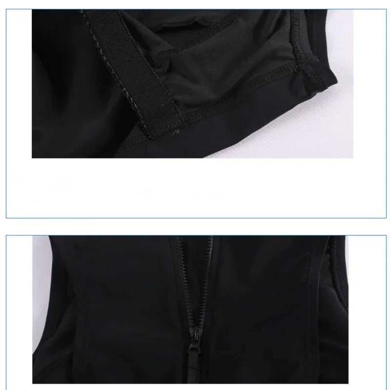 Sexy One-piece Swimsuit Womens Plus Size Swimwear Sports Racing Sev Triang Zipper Thong Monokini New Bathing Suit XXLXJ240108