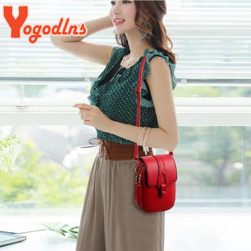 Simple Shoulder Bag for Women PU Leather Crossbody Bag Multi-layer Messenger Handbag and Purse Flap Phone Bag Bolsa sac 250106