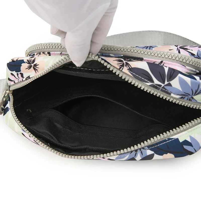 Multi-printed Oxford Cloth Shoulder Bag Multi-compartment Bag Mobile Phe Bag Water-repellent All-mah Womens Crossbody BagXJ250108