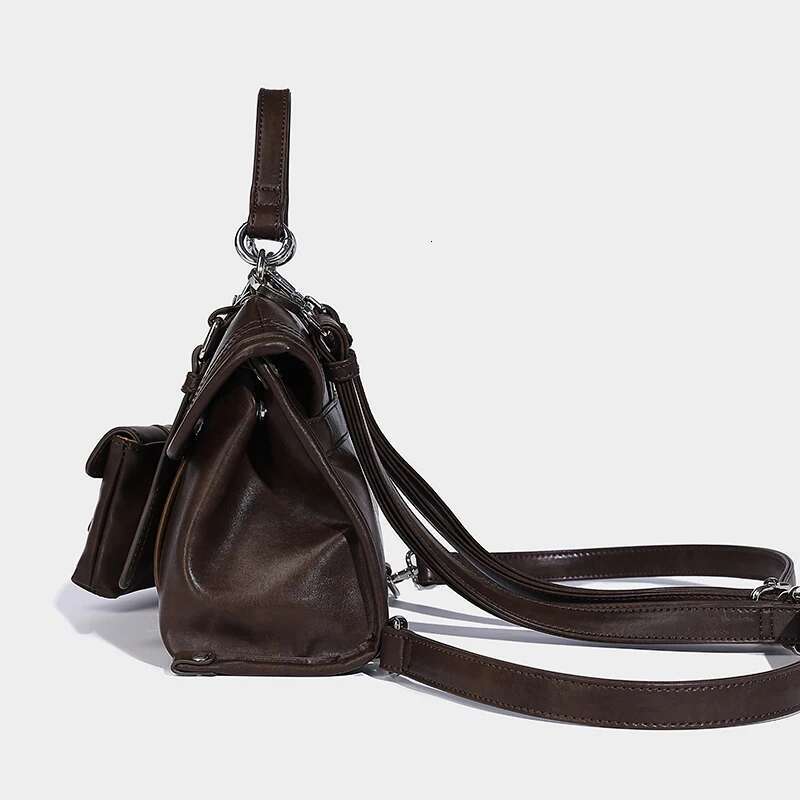 Tote Backpack Bags For Women Designer Handbags And Purses 2025 New In Vintage Rivet Lock Decoration Shoulder Crossbody