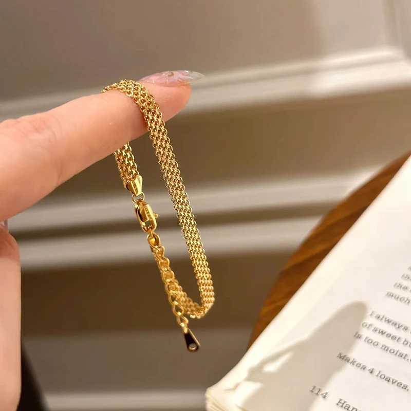 New 925 Sterling Silver Bracelet Simple Style Charming Woman Bracelet Birtay Party Gift for Friends Fashion Exquisite JewelryXJ250109