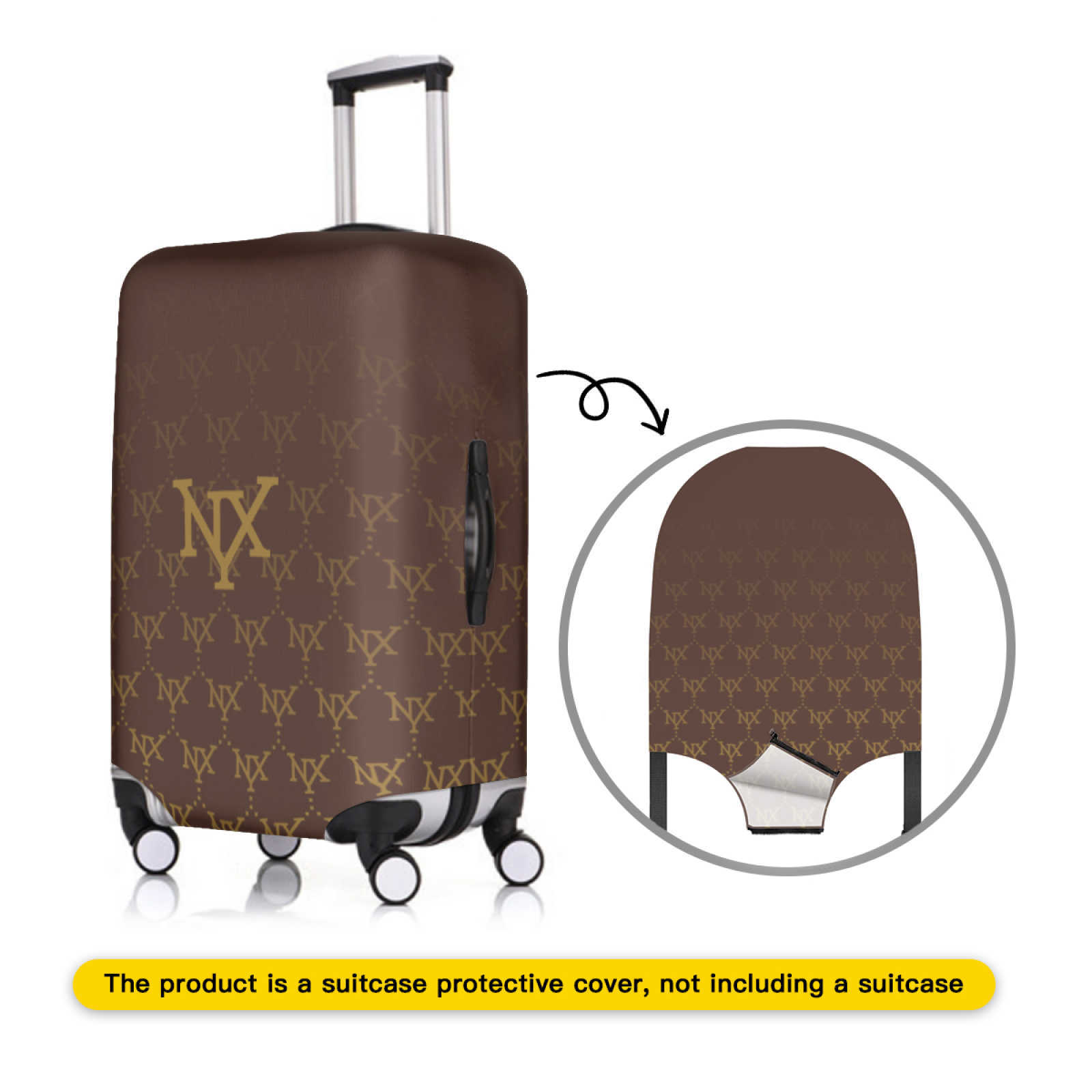 NXY 19-32 Inch Luggage Cover Fashion Protector Thickened Suitcase Covers Rolling Trolley Cover Travel Accessories 250109