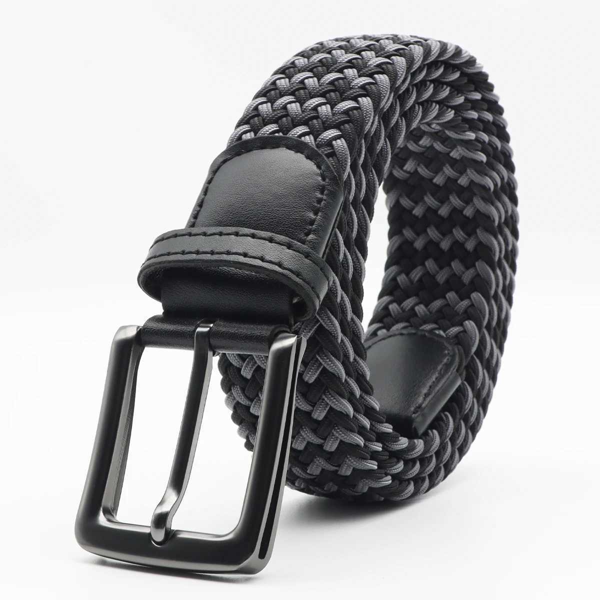 Mens and womens fashionable woven elastic bands multi-color woven golf bands elastic denim bands W250109