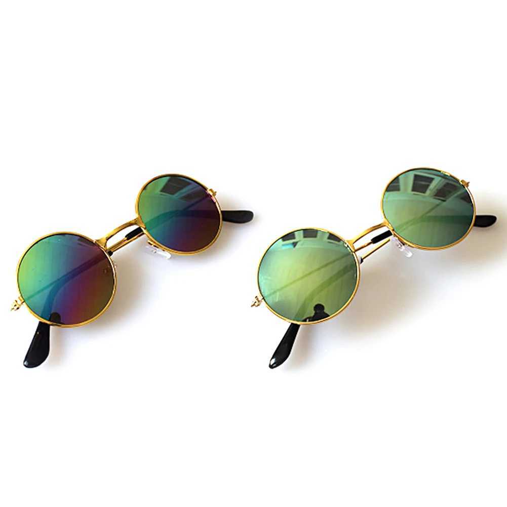 Hot Newborn Baby Girl Boy Flat Glasses Photography Props Gentleman Shot Baby Picture Decoration Round Glasses Sunglasses W250109
