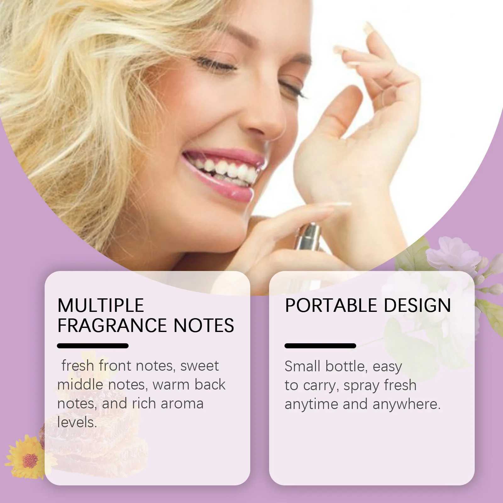 Jasmine Fragrance Perfume Spray Plant Floral Scent Keep Attract Men Feminine Charm Dating Flirting Women Pheromone PerfumeXJ250109