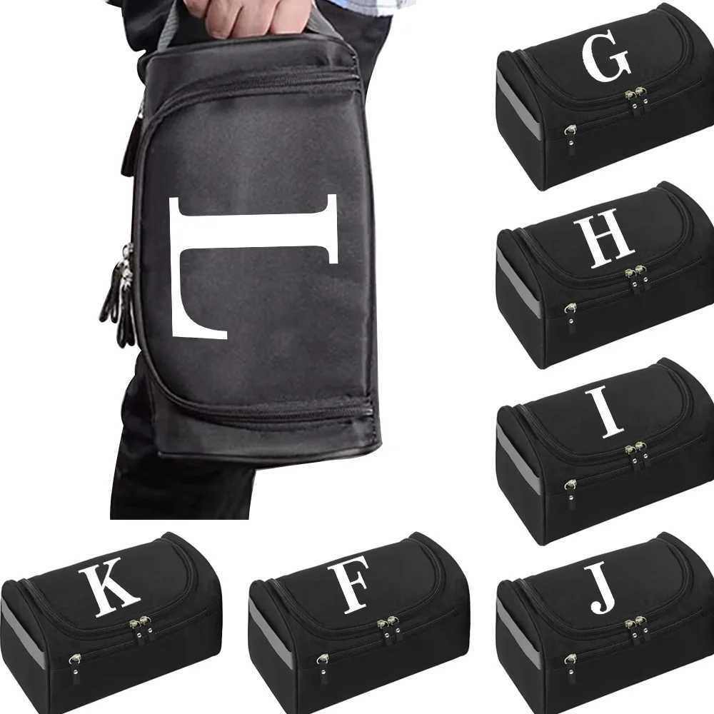 New Mens Toilet Organizer Mens Shaving Makeup Box Waterproof Travel Washing Aaccessories Storage Bag White Letter Printed Handbag W250109