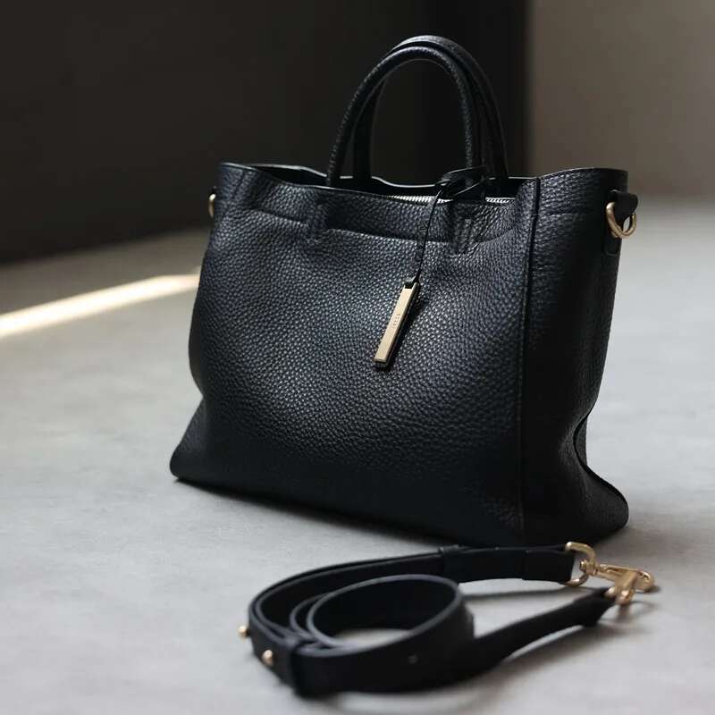 Women Handbag 100% Real Cow Leather Temperament Single Shoulder Messenger Bag Stuitable For Commuting