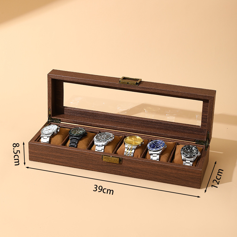 SONGMICS 12-Slot Watch Box 2-Tier Watch Display Case with Large Glass Lid Removable Watch Pillows Velvet Lining Jewelry Box 241225