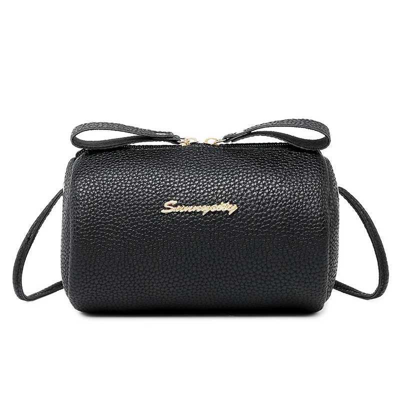 2024 New Korean Womens Bag Pillow Type Ladies Shoulder Bag Fi Women Large Capacity Pure Color Handbags Messenger BagsXJ250108