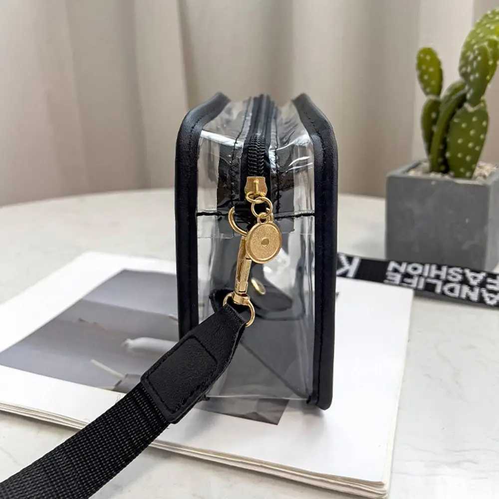 Transparent Crossbody Bag for Women Candy Color Letter Fi Shoulder Bag PVC Transparent Jelly Bag Small Square BagXJ250108