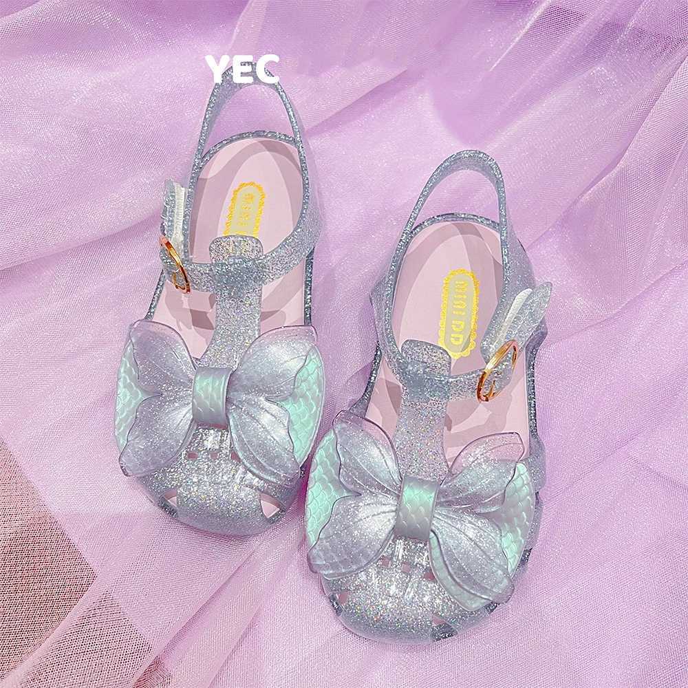 2024 Summer New Childrens Sandals Girls Princess Shoes Baby Sandals Fashion Casual Jelly Shoes W250108