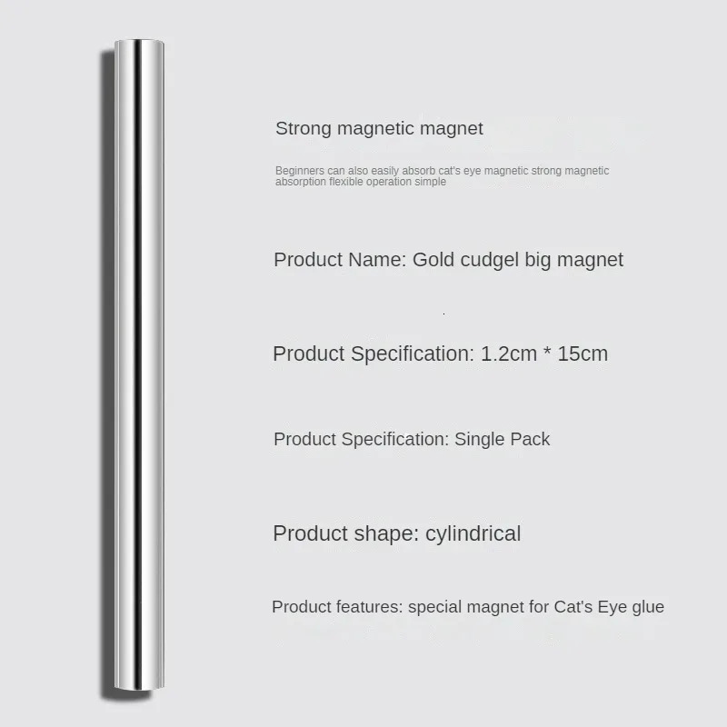 4PCS Multi Functional Nail Art Magnet Stone Pattern Absorbing Nail Gel Crystal Magnetic Bar Nail Enhancement Tool 250107
