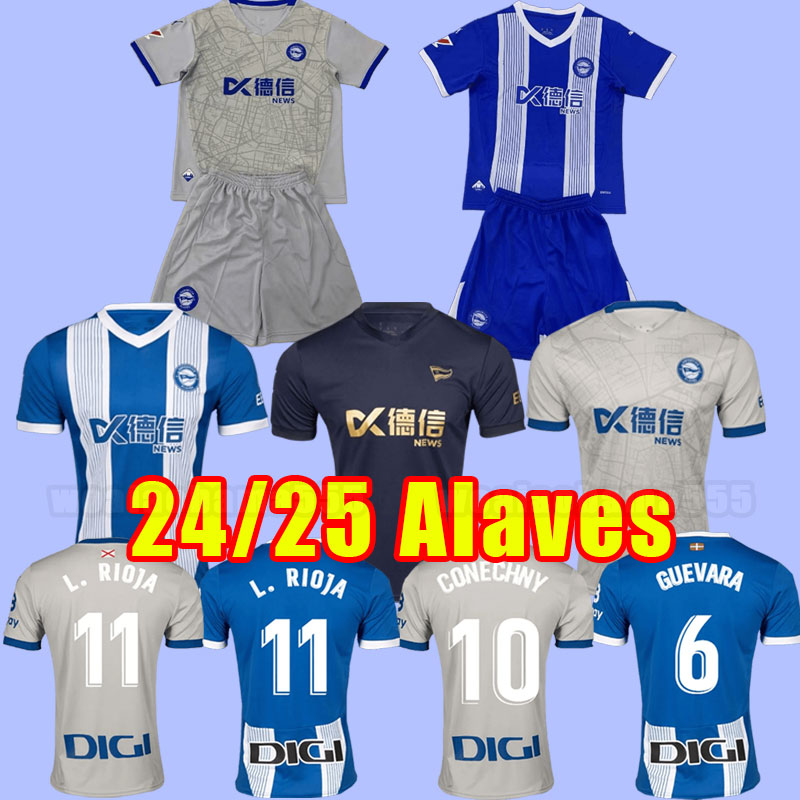 24 25 Deportivo Alaves soccer jerseys 2024 2025 Alaves centenary camiseta de PERE PONS R.DUAARTE JOSELU LUCAS LAGUARDIA TAVARE men kids kit football shirts MEN