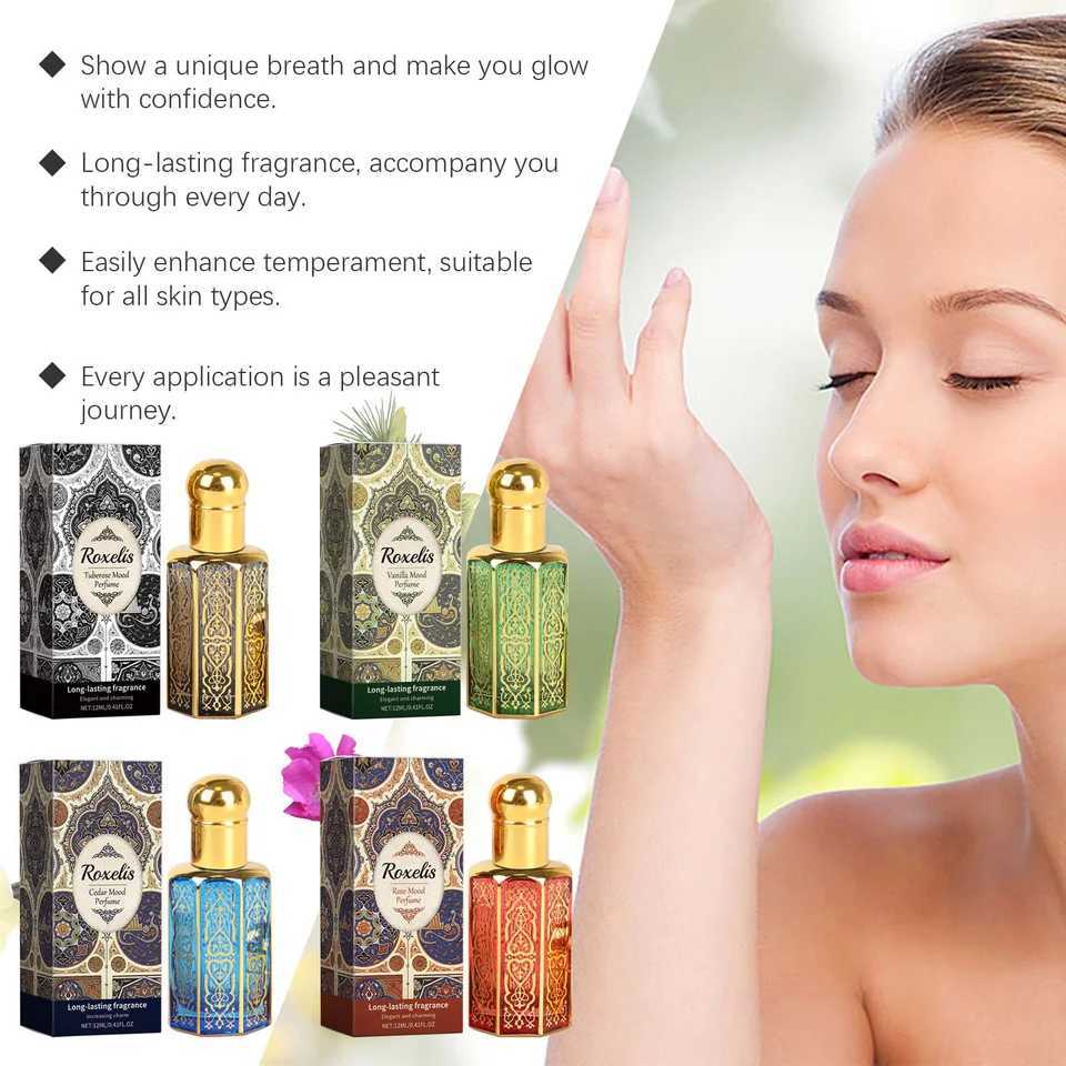 Roxelis Women Charming Perfume Series Keep ing Lasting Scents Attracting Men Mini Bottle Arabia Rose Light PerfumesXJ250109