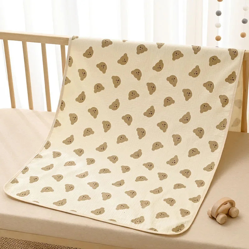 Reusable Baby Changing Mat Cover Baby Diaper Mattress Diaper for born Cotton Waterproof Changing Pats Floor Play Mat 250109