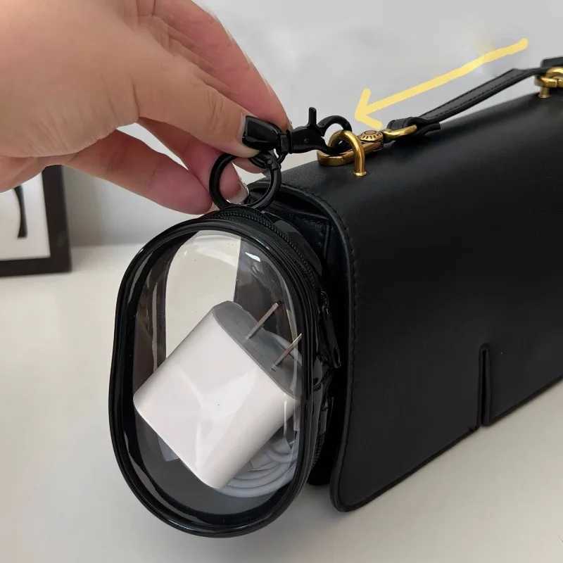 Korean Mini Cute Square Makeup Bag for Women Portable Earphones Lipstick Sanitary Napkins Storage Bag Mini Makeup Zipper Bag W250109
