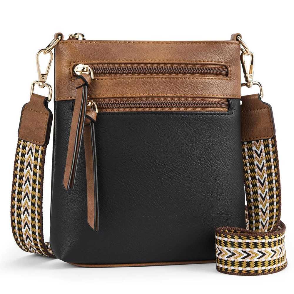 New casual double zipper womens single shoulder crossbody bag simple phe bag crossbody bag multifunctial womens bagXJ250108