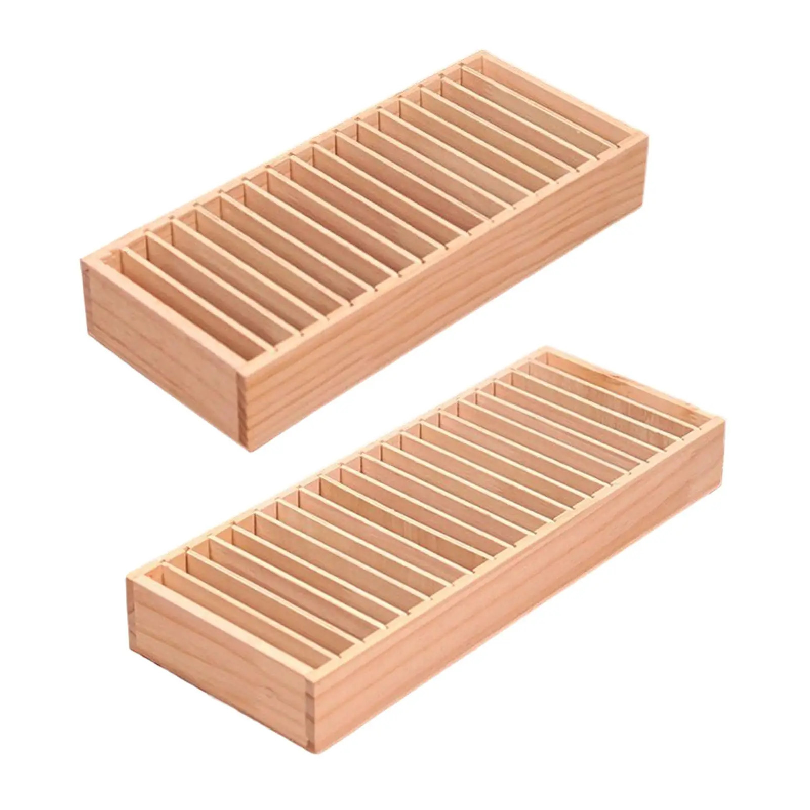 Wood Headband Holder Bracelets Storage Display Box for Jewelry Shop Display Accessory Lightweight Professional Durable 250106