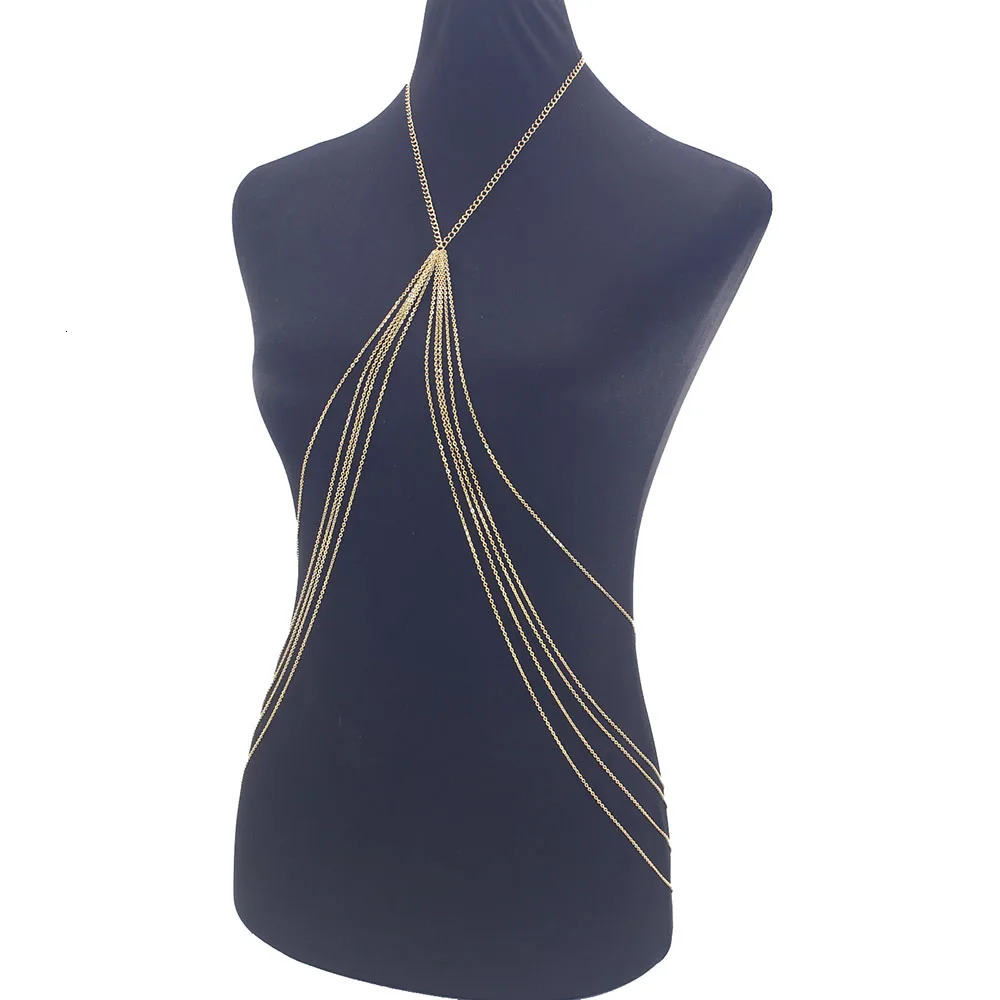 Fashion Stainless Steel Cross Tassel Chain Waist Body Chain For Women Sexy Bikini Beach Belly Accessories Body Jewelry 250107